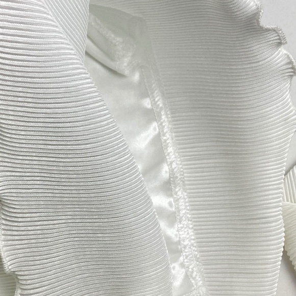 PEPPERMAYO Change of Pace Plisse Shirt and matching 90s Muse Plisse Pants White - Picture 12 of 12